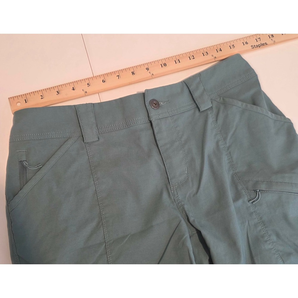 Duluth Trading Co Womens Dry on the Fly 7" Shorts Size 8 Blue Green Hiking 46707 - Picture 12 of 13